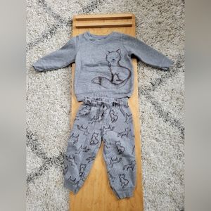 18 M matching top and pants Carter's